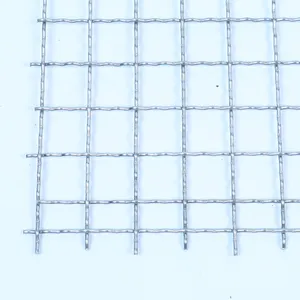 304 316 316L Stainless Steel Woven Wire Mesh BBQ Crimped Wire Mesh