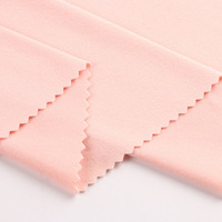 Tissu tricoté brossé simple et double face en polyester et élasthanne, extensible, respirant, anti-humidité, UPF50, pour leggings de yoga et vêtements de sport