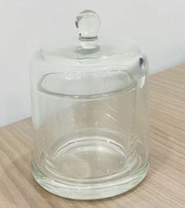 Di lusso decorativo di più colori di vetro candela barattolo con campana Cloche copertura in vetro coperchio per decorazione di nozze - Product Image 3