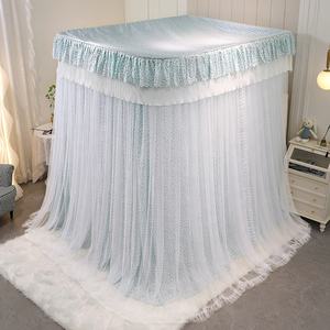 <span class=keywords><strong>Moustiquaire</strong></span> princesse wind, double couche, rail de guidage en U, rideau de lit occultant, livraison gratuite - Product Image 4