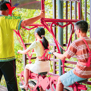 Parc d'attractions de montagne pour touristes en plein air, défis d'aventure en haute altitude, jeux d'aventure, tyrolienne, vélos aériens pour adultes - Product Image 5