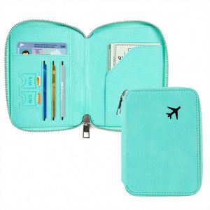 Waterproof Cute Passport Holder with <b>RFID</b> <b>Blocking</b> - Stylish Travel <b>Wallet</b> with Card Slots for Men and Women - Product Image 4