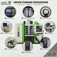 Centro de Mecanizado Vertical CNC VMC600 con Husillo Único BT40, Control Hiwin GSK de Taiwán y Guía Lineal