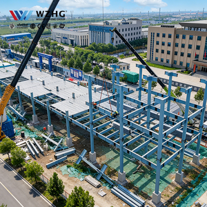 Bâtiment en structure <span class=keywords><strong>acier</strong></span> robuste pour parc industriel, zone de stationnement et de fabrication, <span class=keywords><strong>poutre</strong></span> en <span class=keywords><strong>acier</strong></span> en H, durée de vie de 50 ans - Product Image 1