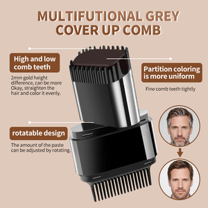 Logo personalizzato 20g crema per <span class=keywords><strong>capelli</strong></span> <span class=keywords><strong>nero</strong></span> radice magica tocco coprire i <span class=keywords><strong>capelli</strong></span> grigi <span class=keywords><strong>al</strong></span> colore <span class=keywords><strong>nero</strong></span> delle tinture per <span class=keywords><strong>capelli</strong></span> - Product Image 2