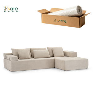 Living Room Furniture L-Shaped Modular Reclining Sectional <b>Sofa</b> Set Sponge Filled Fabric <b>Modern</b> Design Eco-Friendly <b>Sofa</b> <b>Bed</b> - Product Image 1