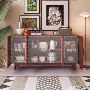 Aparador de Comedor Interior de Madera Maciza Natural - Estructura Duradera con Unión de Espiga y Mortaja - Product Image 4