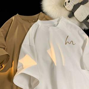 T-shirt d'été sans manches pour homme, imprimé floral perlé, nouveau, simple, tendance, polyvalent, en coton épais, coupe ample - Product Image 3