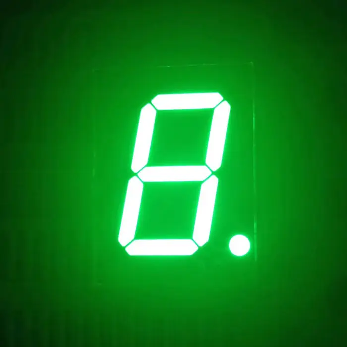 CC pure green 7 segment led 3 inch one digit green color seven segment display 3'' Houkem-30012-APG