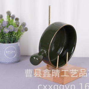 ชั้นวางของบนโต๊ะทำจากไม้และโลหะ สีธรรมชาติ ด้านเดียว ทนทาน สำหรับตกแต่งบ้าน - Product Image 4