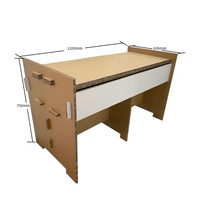 Présentoirs en Carton Ondulé Écologiques – Fixations Modernes Style Minimaliste – Installation Modulaire – Accessoires de Centre Commercial – Nid d'Abeille
