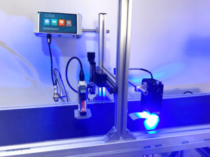 Nouvelle machine d'impression industrielle semi-automatique électrique à convoyeur portatif pour papier, bouteilles en plastique, canettes avec engrenage à roulement - Product Image 2