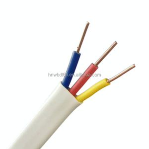 <span class=keywords><strong>Cable</strong></span> Plano Sólido BS6242Y H05VV-U Equivalente a 2x1.5mm ROHS para Cableado Doméstico con Clasificación IP68 - Product Image 4