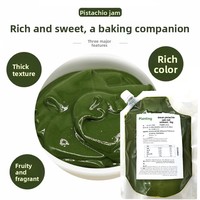 Pâte à tartiner aux pistaches 100% naturelle Bantian Fresh 1kg, purée de fruits verts, garnitures pour gâteaux, garnitures pour macarons, biscuits, sandwichs