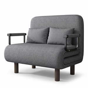 Folding <strong>Sofa</strong> <strong>Bed</strong> Metal Frame Living Room <strong>Sofa</strong> Leisure Lunch Break All-in-one Study Two-in-one Modern Simple - Product Image 5