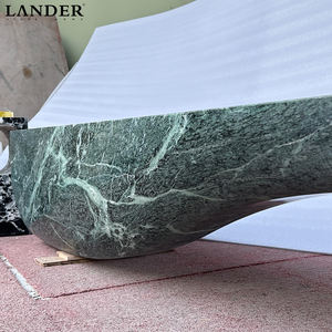 Banc en marbre naturel Landerstone Verde <span class=keywords><strong>Alpi</strong></span> pour salon, sur mesure - Product Image 3