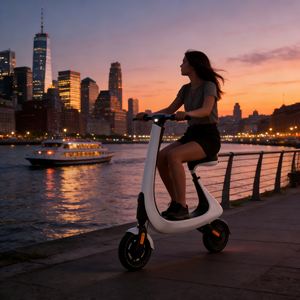 Monopattino Elettrico Pieghevole Impermeabile per Principianti, Batteria al Litio, Autonomia 30-40km, Leggero e Portatile - Product Image 2