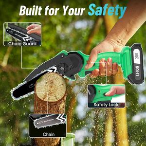 Tronçonneuse sans fil professionnelle 20V de qualité DIY, outil électrique pour la coupe du bois, entrepôt local aux États-Unis, livraison directe disponible - Product Image 6