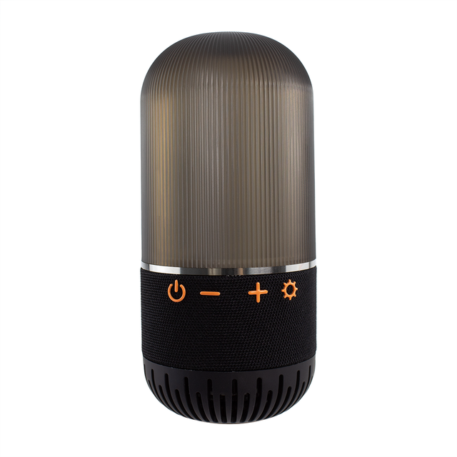 2026 Stylish Mini Portable Wireless Speaker Indoor/Outdoor Camping Party Speaker with RGB LED Lighting Communication