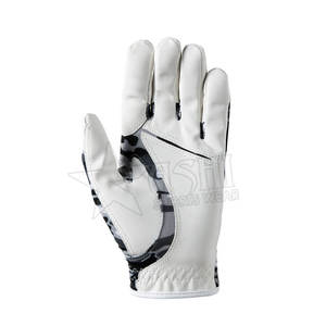 Guantes de golf Ropa de entrenamiento de secado rápido Hecho de cuero genuino Logotipo personalizado para deportes Hombres de alta calidad Premium - Product Image 3