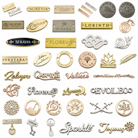 Placas de Esmalte con Logotipo Personalizado, Letras Metálicas con Nombre de Marca, Acabado en Latón Antiguo, Etiqueta Grabada para Bolsos, Mochilas y Bolsas