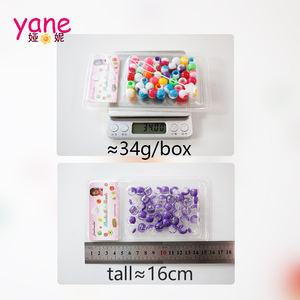 Perles rectangulaires colorées pour dreadlocks, boucles de <span class=keywords><strong>cheveux</strong></span>, accessoires pour <span class=keywords><strong>cheveux</strong></span> en gros - Product Image 3