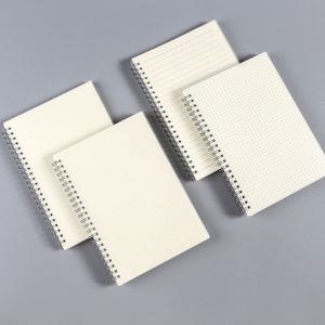 Wj6877 Customized Wholesale A6/A5/B5 Horizontal/Grid/<b>Blank</b> Inner Frosted Transparent Pp Coil <b>Notebook</b> - Product Image 4