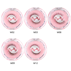 Wholesale Cosmetics Guangzhou 3D Diamond <b>Fake</b> <b>Eyelashes</b> Self Adhesive <b>Natural</b> Mink Lashes - Product Image 6