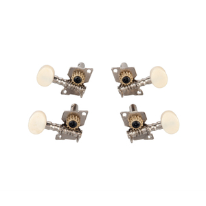 NAOMI Metal abierto ukelele <span class=keywords><strong>Uke</strong></span> clavijas de afinación sintonizadores tapa redonda para ukeleles DIY - Product Image 5