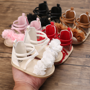 Sandalias Blancas Antideslizantes de Alta Calidad con Suela de Goma para Bebés y Niños Pequeños, Primeros Pasos para Niñas - Product Image 2