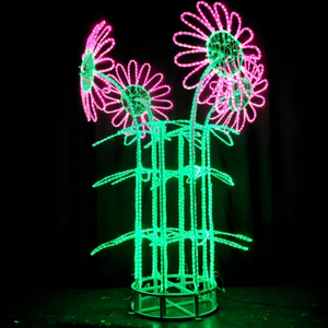 ไฟ LED ลายดอกทานตะวันสำหรับตกแต่งสวนกลางแจ้ง สนามหญ้า และงานเทศกาล - Product Image 1