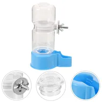 140ml distributeur d'eau automatique pour perroquet en plastique grande capacité accessoire de cage à oiseaux distributeur d'eau pour pigeons grives fournitures pour animaux de compagnie