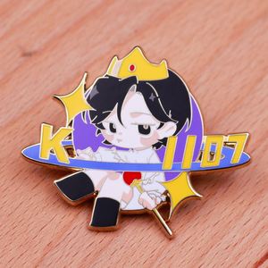 Nuevos Pins Personalizados de Kpop al por Mayor, Pins de Solapa de Metal con Esmalte Duro y Brillo - Product Image 5