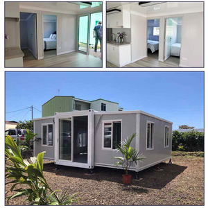 Casa Contenedor Tradicional Expandible y Transpirable de 20 Pies/40 Pies con 3 Dormitorios, Casa Modular Prefabricada para el Sudeste Asiático - Product Image 5