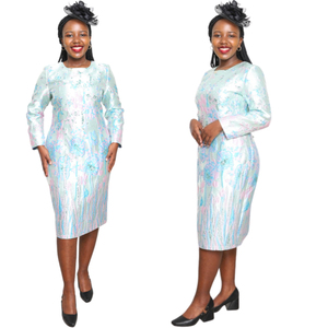 Robes de soirée élégantes et luxueuses pour femmes grandes tailles, à manches longues, coupe ample, pour l'automne, style africain, nouvelle collection, offre spéciale - Product Image 2