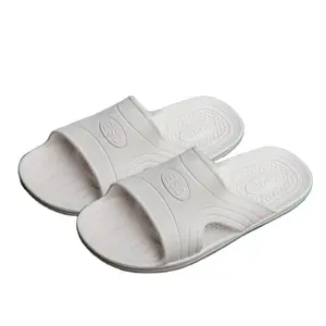 सफेद cleanroom Antistatic जूते ESD चप्पल पीवीसी एकमात्र जूता कर्मकार जूते खाद्य फैक्टरी जूते