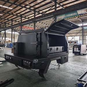 Auvent rigide rétractable en alliage d'aluminium personnalisé pour UTE à cabine simple/double - Camping - Toyota pour Mitsubishi Navara NP300 <span class=keywords><strong>F150</strong></span> - Product Image 3