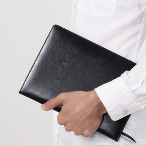 COMIX Ensemble de bureau en cuir personnalisé avec logo, carnet de notes, coffret cadeau 18K, <span class=keywords><strong>livres</strong></span> de conférence, agenda de bureau - Product Image 4