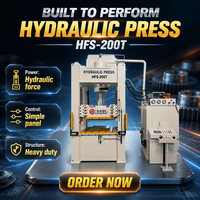 Prensa Hidráulica Automática de 200T com Estrutura Lateral Reta para Novo Formato de Peças Automotivas e Fabricação de Metais