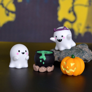 Figuras Decorativas <span class=keywords><strong>de</strong></span> Resina en Miniatura para Halloween, Muñecos <span class=keywords><strong>de</strong></span> Fantasmas, Brujas y Calabazas, Decoración para Pasteles <span class=keywords><strong>de</strong></span> Fiesta <span class=keywords><strong>de</strong></span> Halloween, Suministros para Regalos - Product Image 3
