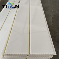 Plafond en PVC Faux Plafond Laminé à Motifs Multi-Bois Style Moderne