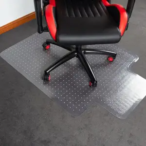 Eco-friendly Vinyl Factory Direct Chair Desk 48" x 36" Floor Mat Protector For Hard Wood Carpet Office PVC Matte
