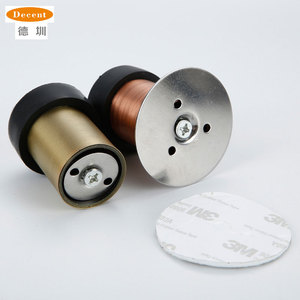 Cilindro oculto de acero inoxidable de 100MM, Protector de pared de seguridad antigolpes, <span class=keywords><strong>bloqueador</strong></span> de <span class=keywords><strong>barra</strong></span> de puerta Vertical moderno para hoteles - Product Image 6