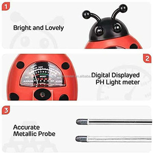 Temperatura de humedad del suelo EC Salinity NPK <span class=keywords><strong>Tester</strong></span> 3 en 1 Medidor de suelo, Kit de prueba de PH/luz/humedad del suelo Kit de prueba de suelo - Product Image 5