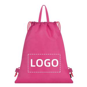 <b>Drawstring</b> <b>Backpack</b> with Logo <b>Drawstring</b> Shoe <b>Backpack</b> Waterproof Multicolor <b>Drawstring</b> <b>Backpack</b> - Product Image 4