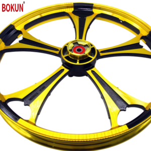 Rines de Motocicleta de Aleación de Aluminio Forjado de Cinco Radios Color Dorado Serie <span class=keywords><strong>BOKUN</strong></span> GN125, Envío Directo de Fábrica - Product Image 4