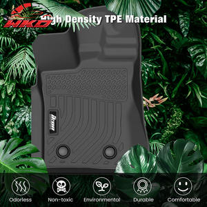 Alfombrillas de TPE para Ford Ranger 2024-2026 SuperCrew Cab con suelo de alfombra, alfombras moldeadas en 3D, impermeables - Product Image 2