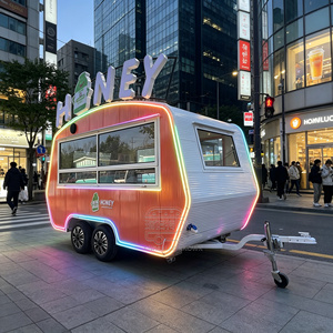 Mobile Fast Food Cart Coffee Trailer Double Axle Food Trailer 4 Meter Food Trailer Food Trailers Coffee Trailer - Product Image 6