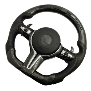 Automobile Parts LED Car Steering Wheel Carbon Fiber for BMW F18 F10 F15 F16 F20 F22 F30 Performance Sports Customized Color