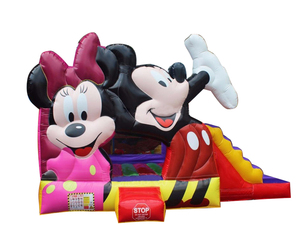 Château gonflable <span class=keywords><strong>minnie</strong></span> et mickey mouse, la <span class=keywords><strong>maison</strong></span> gonflable peut servir de château gonflable - Product Image 1